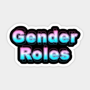 Gender Roles Sticker